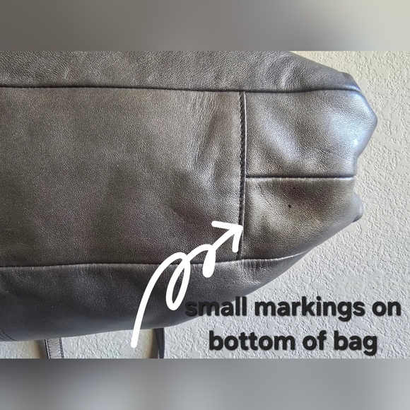 Coach Gold Leather Ashley Shoulder Bag - Picture 3 of 7